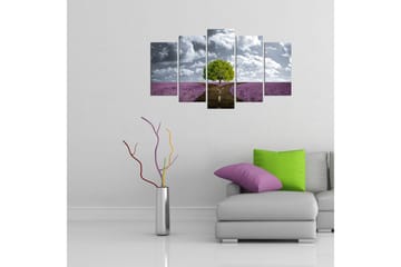 MDF-målning Dekorativ 5 Delar - Flerfärgad - Inredning - Tavlor & posters - Canvastavla