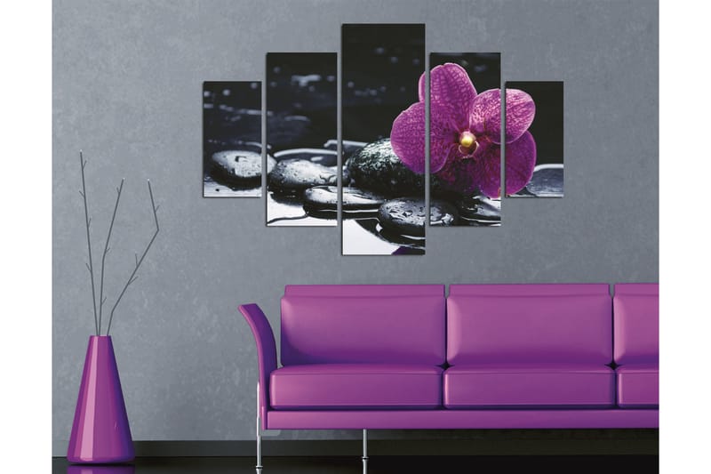 MDF-målning Dekorativ 5 Delar - Flerfärgad - Inredning - Tavlor & posters - Canvastavla