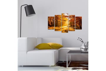MDF-målning Dekorativ 5 Delar - Flerfärgad - Inredning - Tavlor & posters - Canvastavla