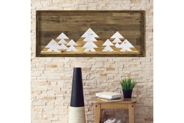 MDF-målning Dekorativ - Brun/Vit - Inredning - Tavlor & posters - Canvastavla