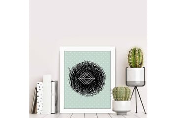 MDF-målning Dekorativ - Flerfärgad - Inredning - Tavlor & posters - Canvastavla