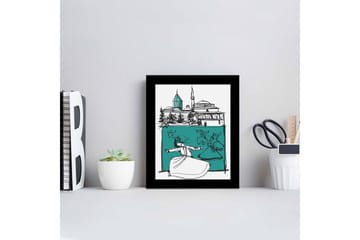 MDF-målning Dekorativ - Flerfärgad - Inredning - Tavlor & posters - Canvastavla