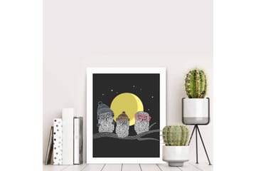 MDF-målning Dekorativ - Flerfärgad - Inredning - Tavlor & posters - Canvastavla
