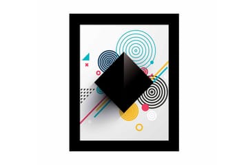 MDF-målning Dekorativ - Flerfärgad - Inredning - Tavlor & posters - Canvastavla