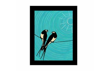 MDF-målning Dekorativ - Flerfärgad - Inredning - Tavlor & posters - Canvastavla