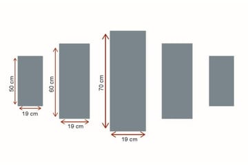 Stor Canvastavla i 5 delar 105x70 cm - Segelbåt i solnedgång över havet - Orange / Guld / Mörkblå - Inredning - Tavlor & posters - Canvastavla