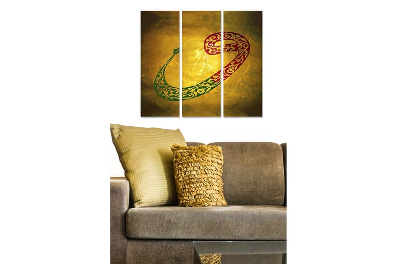 Tavla 3-Pack Flerfärgad Flerfärgad 20X50 - 20x50 cm - Inredning - Tavlor & posters - Canvastavla
