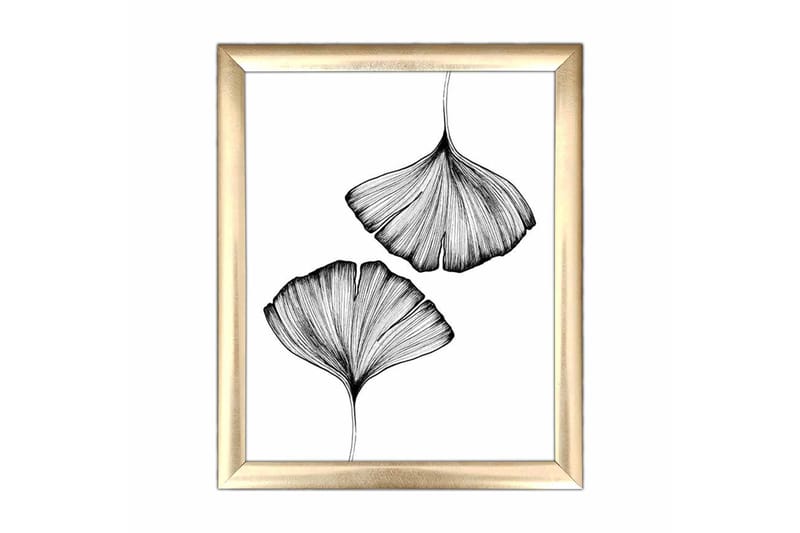 Tavla Abstract Med Ram Flerfärgad 23,5X28,5 - 23,5x28,5 cm - Inredning - Tavlor & posters - Canvastavla