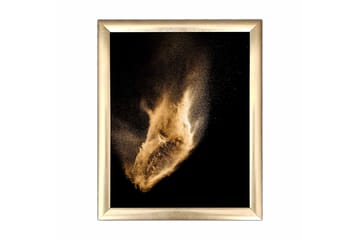 Tavla Abstract Med Ram Flerfärgad 23,5X28,5 - 23,5x28,5 cm - Inredning - Tavlor & posters - Canvastavla