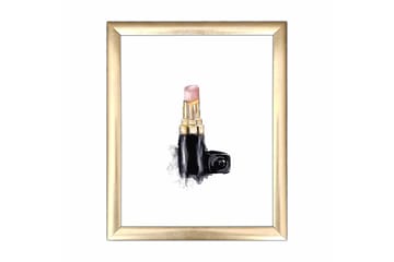 Tavla Abstract med Ram Flerfärgad - 23,5x28,5 cm - Inredning - Tavlor & posters - Canvastavla