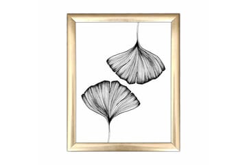 Tavla Abstract med Ram Flerfärgad - 23,5x28,5 cm - Inredning - Tavlor & posters - Canvastavla