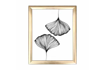 Tavla Abstract med Ram Flerfärgad - 23,5x28,5 cm - Inredning - Tavlor & posters - Canvastavla