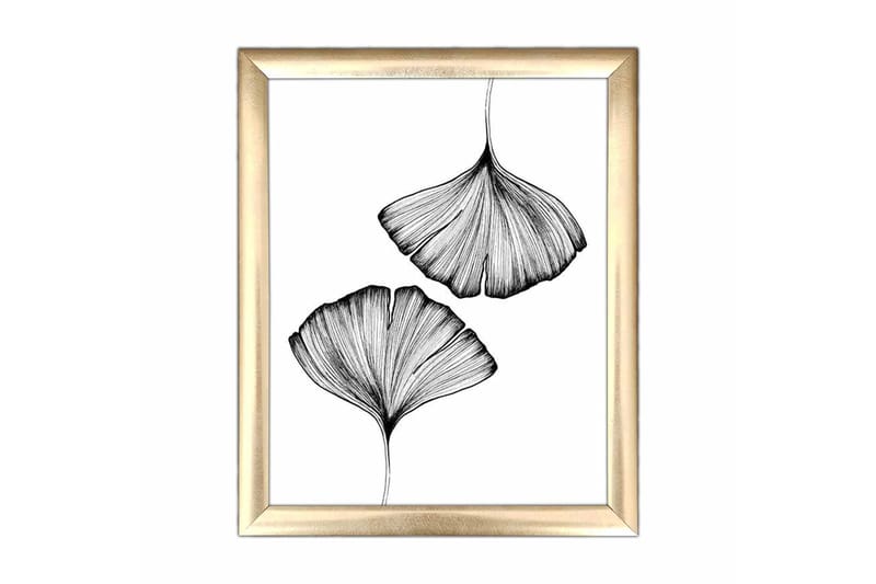 Tavla Abstract med Ram Flerfärgad, 23,5x28,5 cm