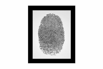 Tavla Abstract med Ram Flerfärgad - 23,5x28,5 cm - Inredning - Tavlor & posters - Canvastavla