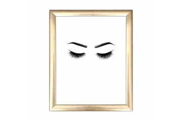 Tavla Abstract med Ram Flerfärgad - 23,5x28,5 cm - Inredning - Tavlor & posters - Canvastavla