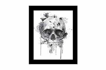 Tavla Abstract med Ram Flerfärgad - 23,5x28,5 cm - Inredning - Tavlor & posters - Canvastavla