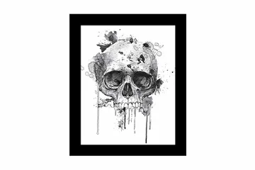 Tavla Abstract med Ram Flerfärgad - 23,5x28,5 cm - Inredning - Tavlor & posters - Canvastavla