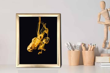 Tavla Abstract med Ram Flerfärgad - 23,5x28,5 cm - Inredning - Tavlor & posters - Canvastavla