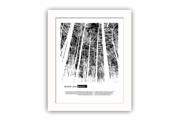 Tavla Abstract med Ram Flerfärgad - 23,5x28,5 cm - Inredning - Tavlor & posters - Canvastavla