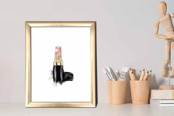 Tavla Abstract med Ram Flerfärgad - 23,5x28,5 cm - Inredning - Tavlor & posters - Canvastavla