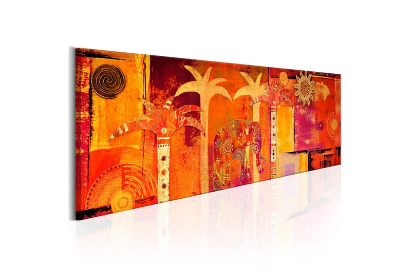 Tavla African Collage 150x50 - Artgeist sp. z o. o. - Canvastavla