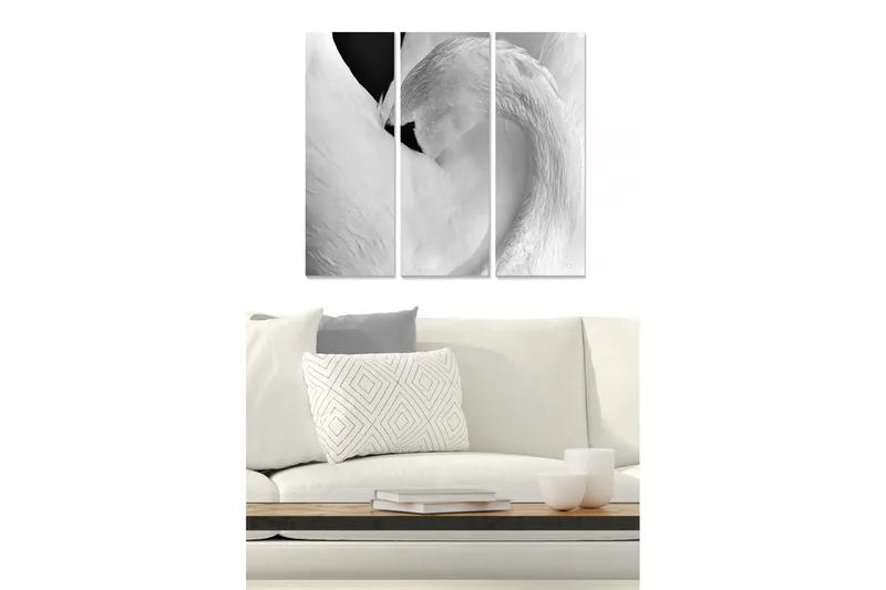 Tavla Animal 3-pack Flerfärgad, 20x50 cm