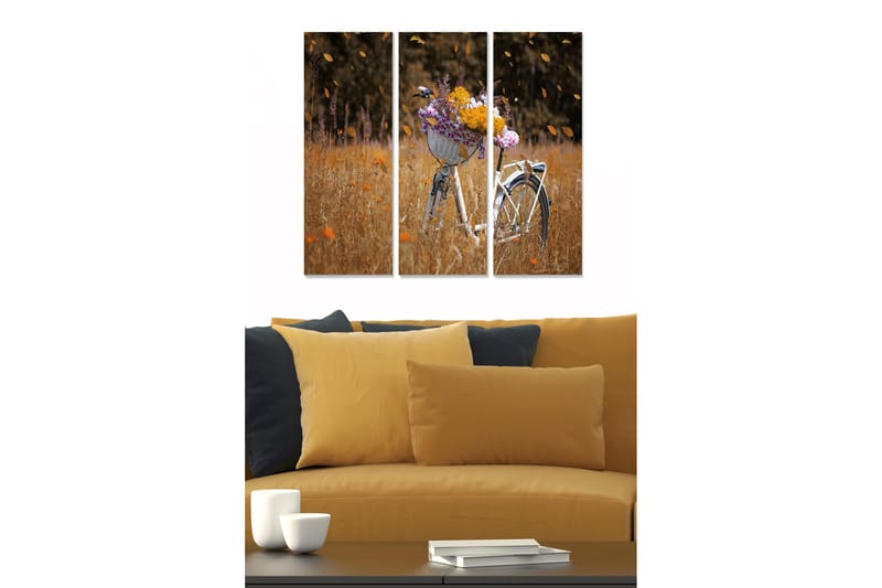 Tavla Animal 3-pack Flerfärgad, 20x50 cm