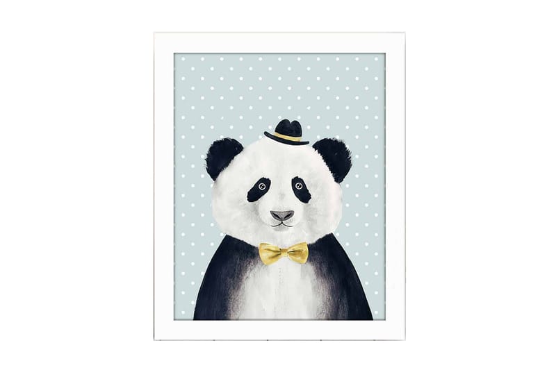 Tavla Animal Med Ram Flerfärgad 23,5X28,5 - 23,5x28,5 cm - Inredning - Tavlor & posters - Canvastavla
