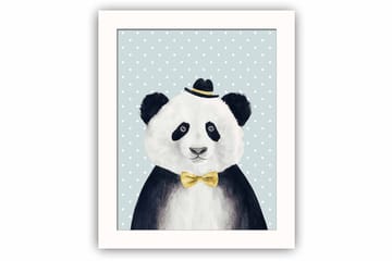 Tavla Animal Med Ram Flerfärgad 23,5X28,5 - 23,5x28,5 cm - Inredning - Tavlor & posters - Canvastavla