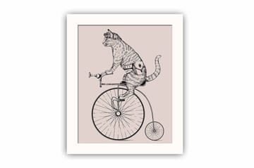 Tavla Animal Med Ram Flerfärgad 23,5X28,5 - 23,5x28,5 cm - Inredning - Tavlor & posters - Canvastavla