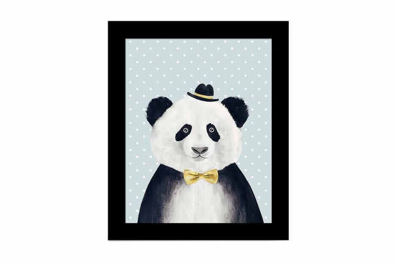 Tavla Animal Med Ram Flerfärgad 23,5X28,5 - 23,5x28,5 cm - Inredning - Tavlor & posters - Canvastavla