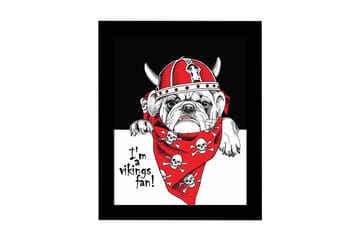 Tavla Animal med Ram Flerfärgad - 23,5x28,5 cm - Inredning - Tavlor & posters - Canvastavla