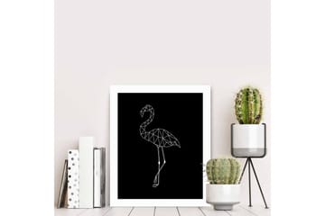 Tavla Animal med Ram Flerfärgad - 23,5x28,5 cm - Inredning - Tavlor & posters - Canvastavla