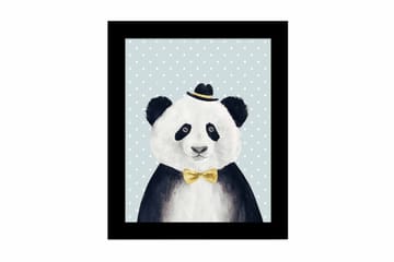 Tavla Animal med Ram Flerfärgad - 23,5x28,5 cm - Inredning - Tavlor & posters - Canvastavla