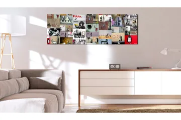 Tavla Art of Collage: Banksy II 135x45 - Inredning - Tavlor & posters - Canvastavla
