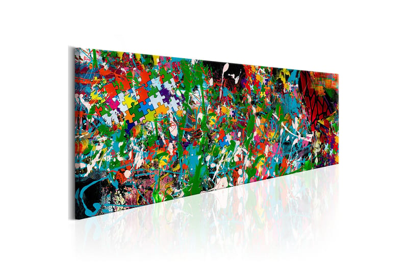 Tavla Artistic Puzzle 135x45 - Inredning - Tavlor & posters - Canvastavla