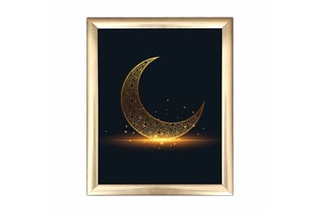 Tavla Astrology Med Ram Flerfärgad 23,5X28,5 - 23,5x28,5 cm - Inredning - Tavlor & posters - Canvastavla