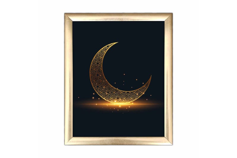 Tavla Astrology Med Ram Flerfärgad 23,5X28,5 - 23,5x28,5 cm - Inredning - Tavlor & posters - Canvastavla