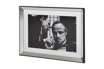 Tavla Belarbo Gudfadern 89X67 - Spegelglas/Silver<br>/Svart/Vit - Inredning - Tavlor & posters - Canvastavla