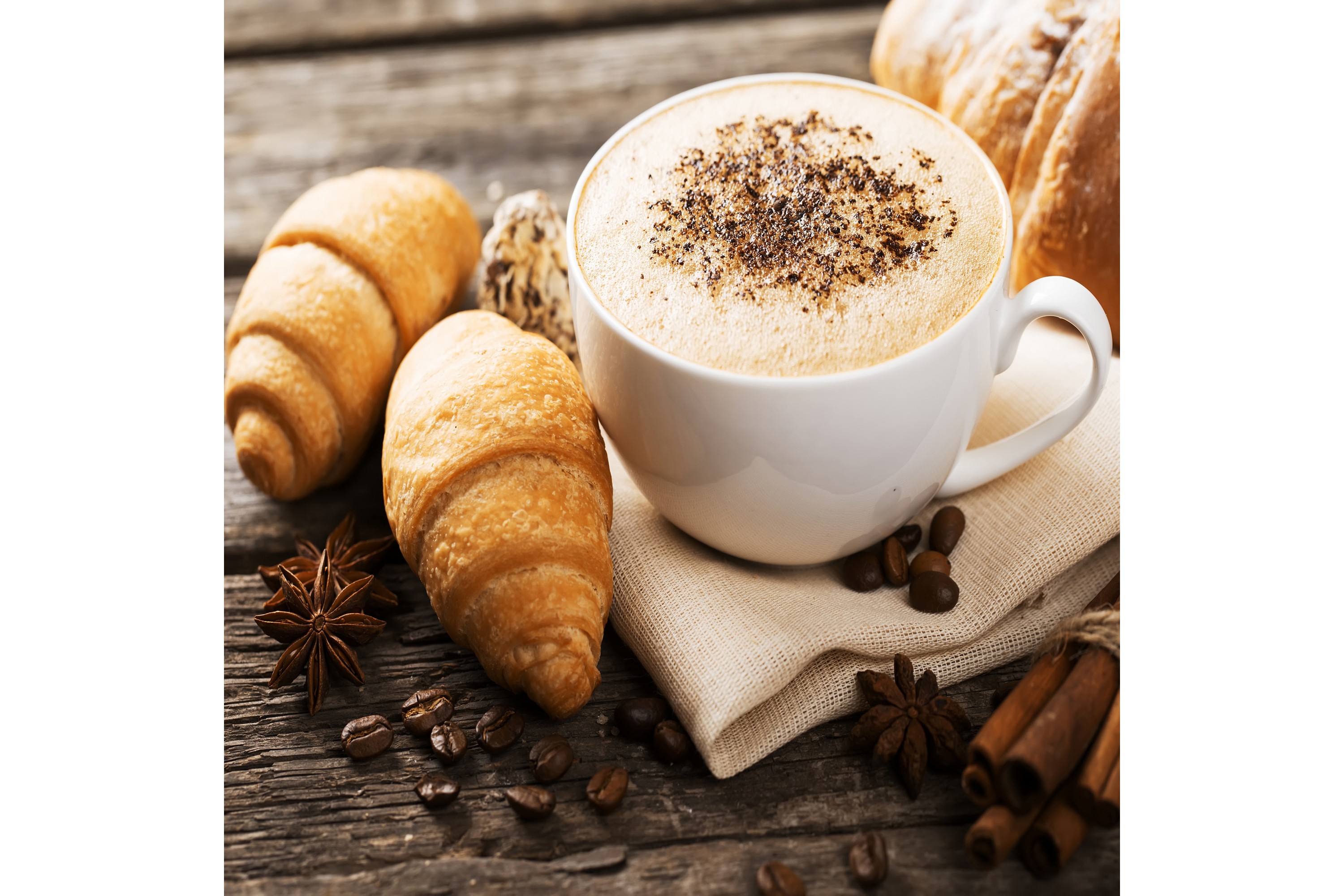 Tavla Breakfast Brun\Vit\Beige 30X30 30x30 cm