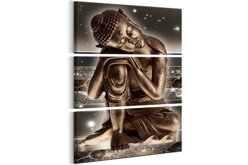 Tavla Buddha At Night 80x120 - Artgeist sp. z o. o. - Canvastavla