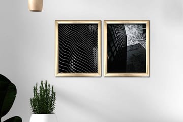 Tavla Building Med Ram 2-Pack Flerfärgad 23,5X28,5 - 23,5x28,5 cm - Inredning - Tavlor & posters - Canvastavla