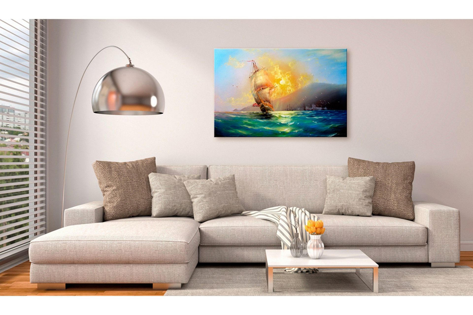 Tavla Burning Sky 60x40 -