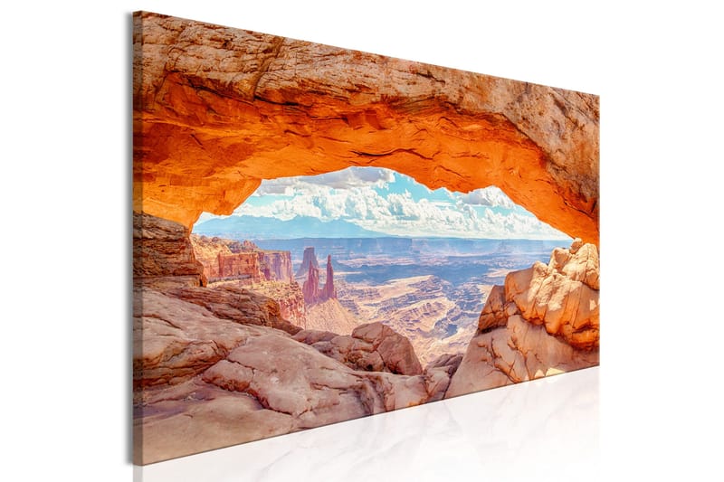 Tavla Canyon in Utah (1 Part) Narrow 120x40 - Inredning - Tavlor & posters - Canvastavla