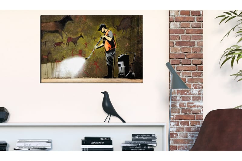Tavla Cave Painting by Banksy 120x80 VALUE_MISSING_1 - Inredning - Tavlor & posters - Canvastavla