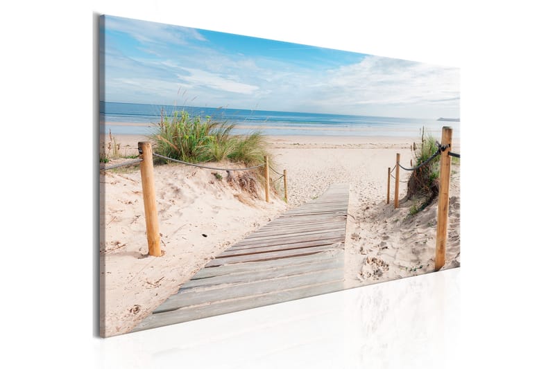 Tavla Charming Beach 150x50 - Artgeist sp. z o. o. - Canvastavla