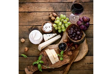 Tavla Cheese Variety Flerfärgad 50X50 - 50x50 cm - Inredning - Tavlor & posters - Canvastavla