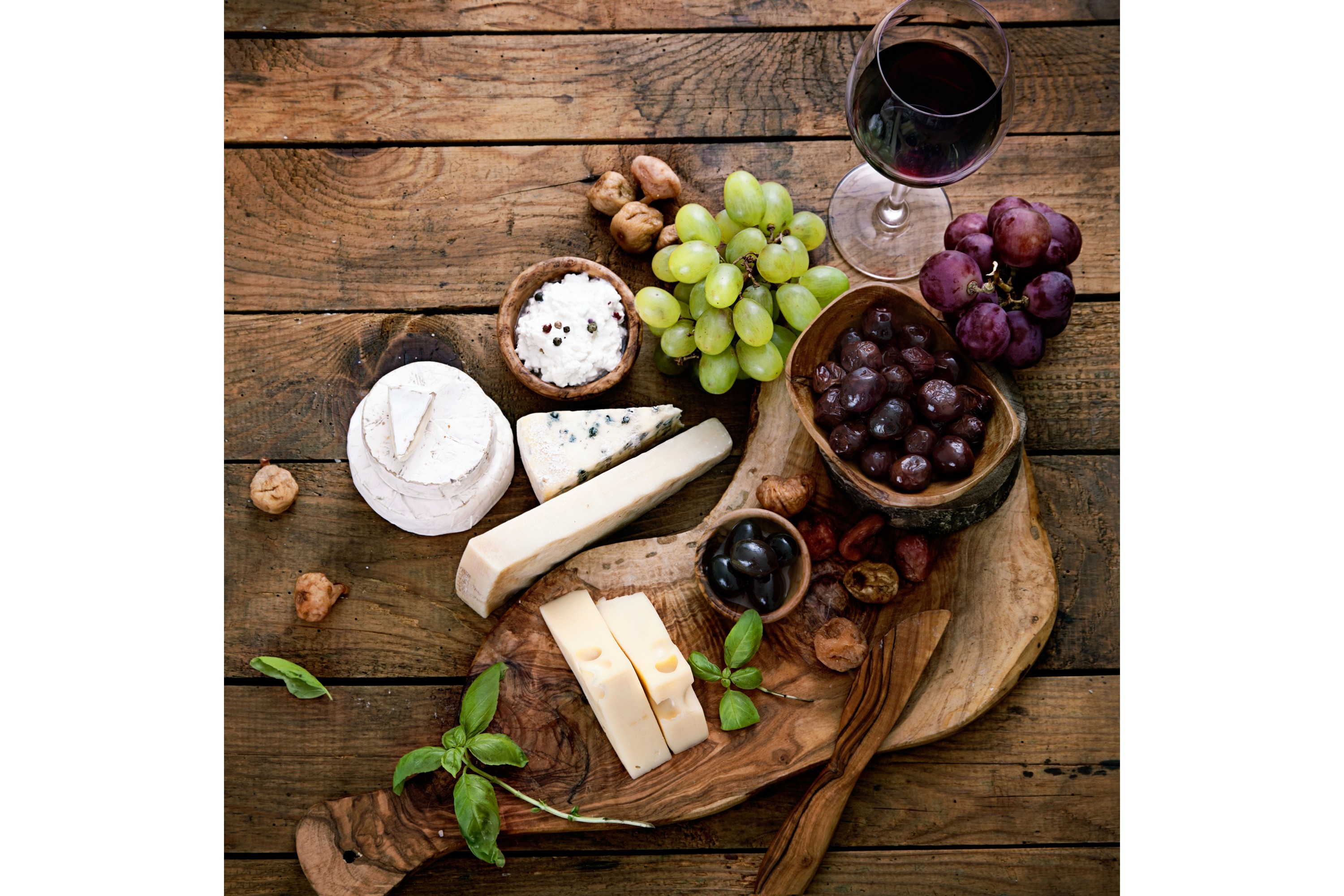 Tavla Cheese Variety Flerfärgad 50X50 50x50 cm