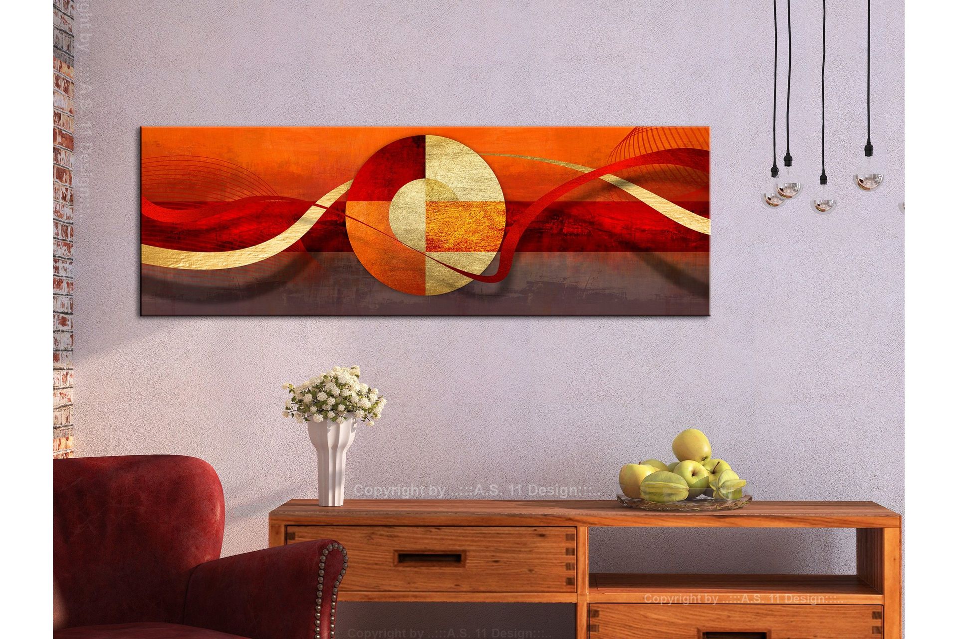 Tavla Circle of Life (1 Part) Narrow 150x50 -