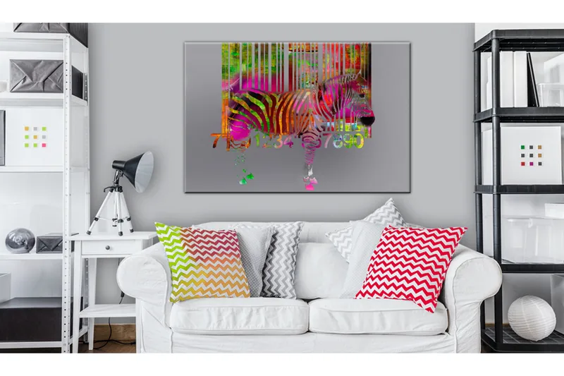 Tavla Code of Zebra 60x40 cm